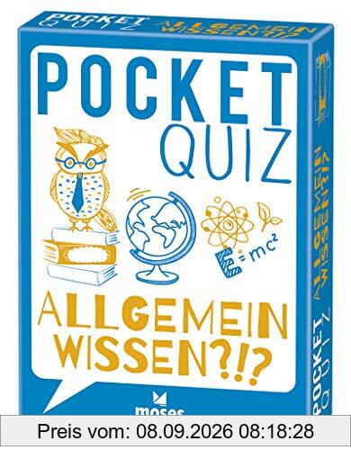 Pocket Quiz Allgemeinwissen | 150 Fragen und Antworten für Besserwisser (Pocket Quiz / Ab 12 Jahre /Erwachsene)