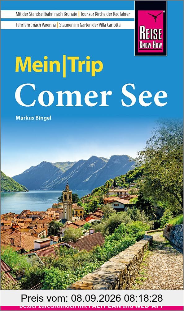 Reise Know-How MeinTrip Comer See: Reiseführer Comer See mit Faltplan und kostenloser Web-App