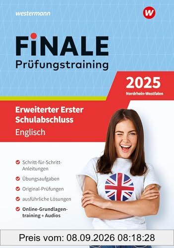 FiNALE Prüfungstraining Erweiterter Erster Schulabschluss Nordrhein-Westfalen: Englisch 2025 Arbeitsbuch mit Lösungsheft und Audio-Dateien
