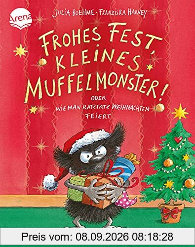 Frohes Fest kleines Muffelmonster: oder wie man ratzfatz Weihnachten feiert: Ein Weihnachtsbilderbuch im handlichen Format; von 3-6 Jahren