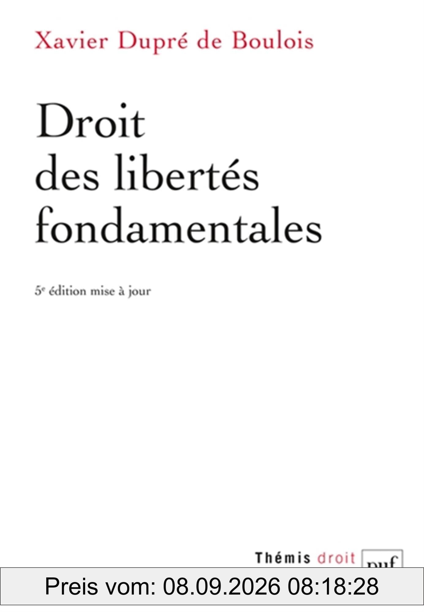 Droit des libertés fondamentales