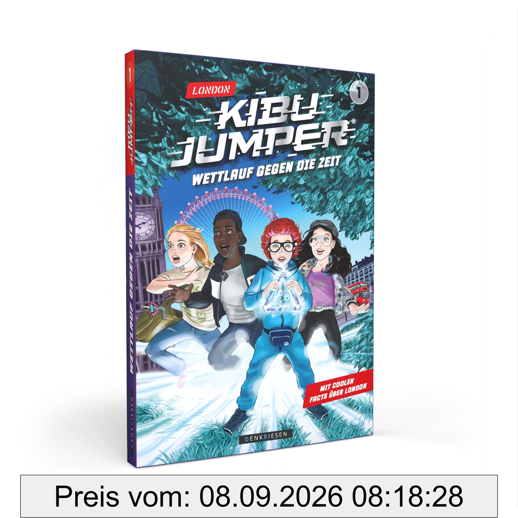 DENKRIESEN - KIBU JUMPER® - London - Wettlauf gegen die Zeit | Band 1: Wettlauf gegen die Zeit
