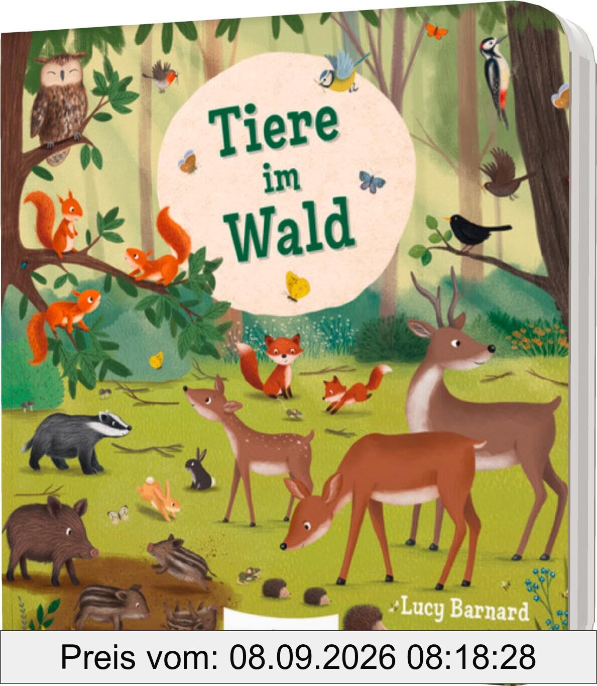 Mein erstes Natur-Wimmelbuch: Tiere im Wald – Mini-Ausgabe: mit Bild-Wort-Leiste