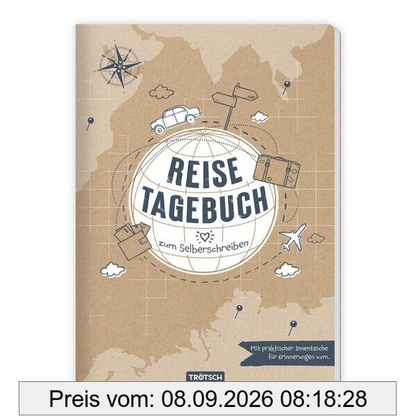 Trötsch Reisetagebuch: Tagebuch Reisetagebuch Eintragebuch Geschenk Geschenkidee