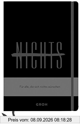 Notizbuch NICHTS schwarz