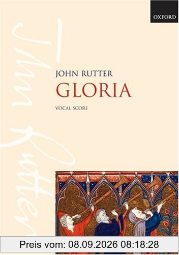 Gloria, für gemischten Chor, Blechbläser, Schlagzeug u. Orgel, Chorpartitur: Vocal Score