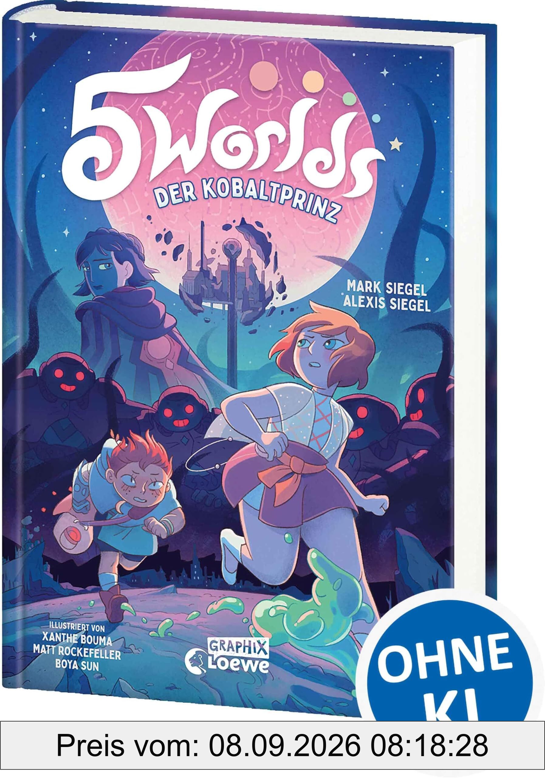 5 Worlds (Band 2) - Der Kobaltprinz: Entdecke die zweite der Fünf Welten und reise auf den blauen Planeten Toki - Ein mitreißendes Comic-Buch für Fantasy-Fans ab 10 Jahren