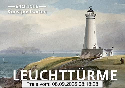 Postkarten-Set Leuchttürme: 18 Kunstpostkarten aus hochwertigem Karton. ca. 0,28€ pro Karte