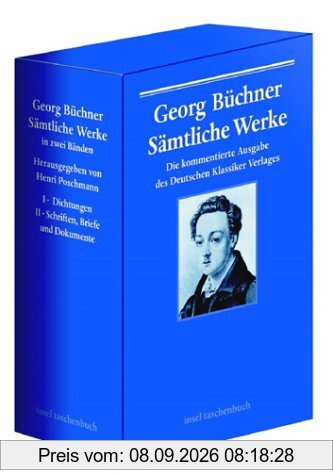 Georg Büchner. Sämtliche Werke, Briefe und Dokumente in zwei Bänden. Bd. 1 Dichtungen, Bd. 2 Schriften, Briefe, Dokumente