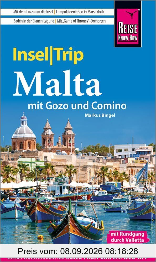 Reise Know-How InselTrip Malta mit Gozo und Comino