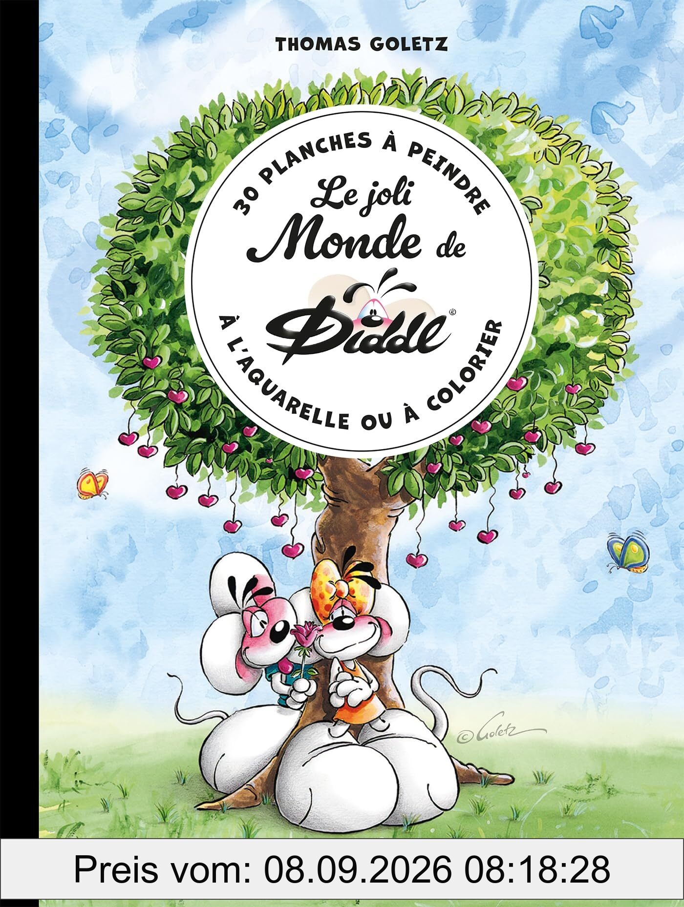 Le joli monde de Diddl : 30 planches à peindre à l'aquarelle ou à colorier