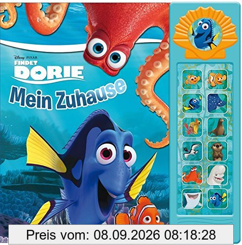Findet Dorie, Mein Zuhause - 3-D-Rahmen-Soundbuch - Disney Hardcoverbuch mit 13 Geräuschen, Film zum Buch