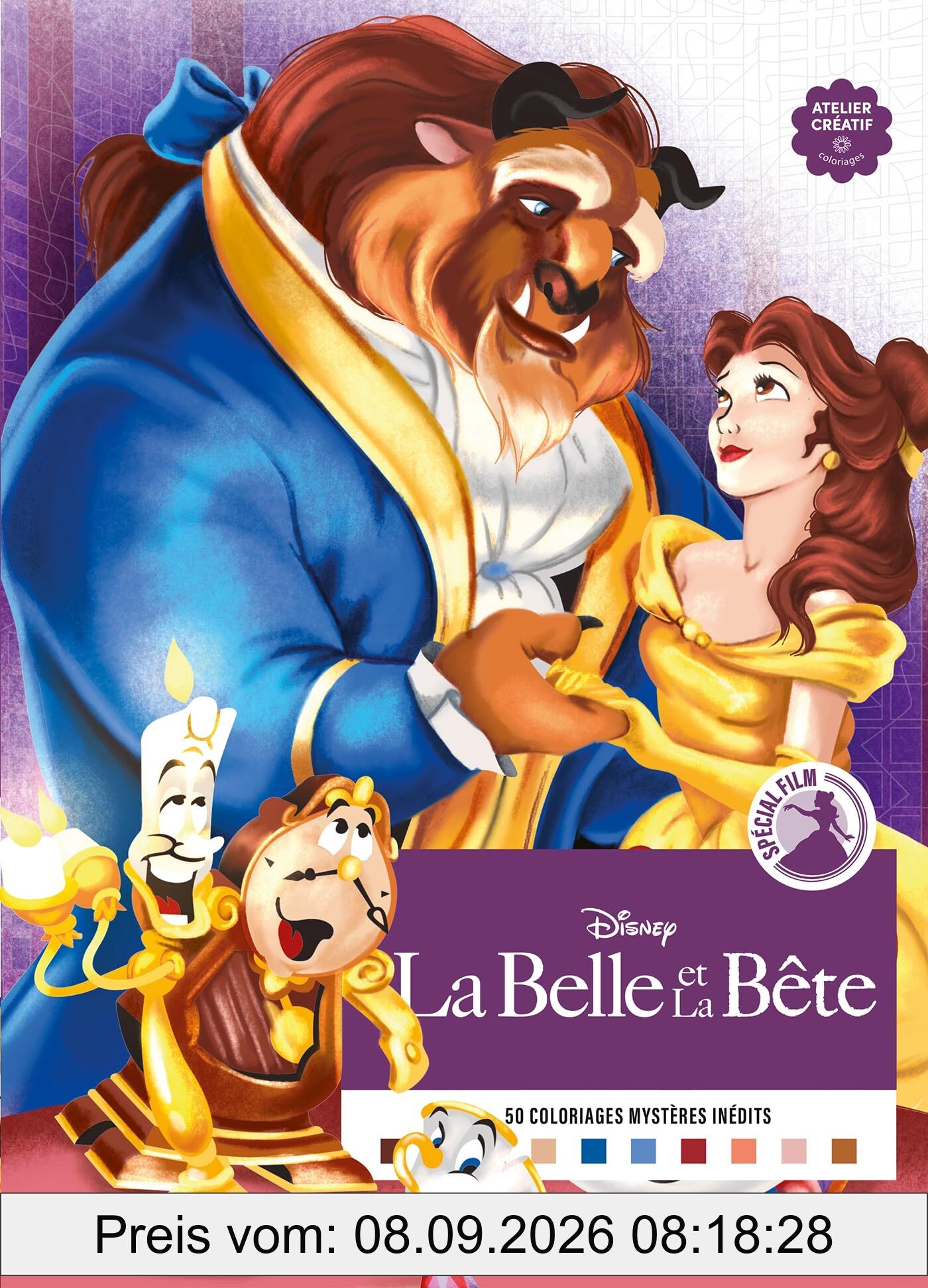 Coloriages Mystères Disney - Spécial film : La Belle et la Bête