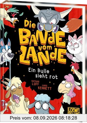 Die Bande vom Lande (Band 2) - Ein Bulle sieht rot: Witzige Action auf dem Bauernhof - Cooler Lesespaß für Kinder ab 7 Jahren - Wow! Das will ich lesen
