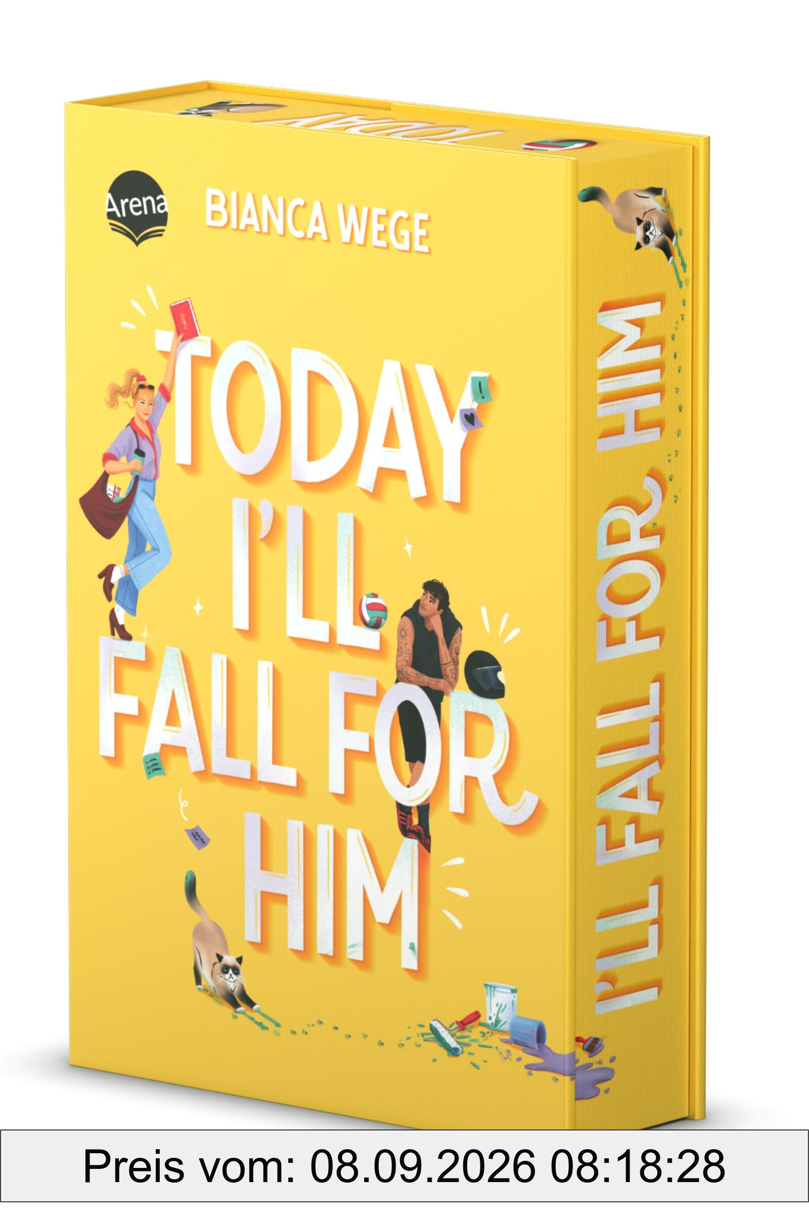 Today I'll Fall For Him (3): Humorvolle Sports Romance der SPIEGEL-Bestseller-Autorin Bianca Wege (Die Today-Reihe Band 3). Mit Farbschnitt. Exklusiv ... College Romance meets Strangers to Lovers
