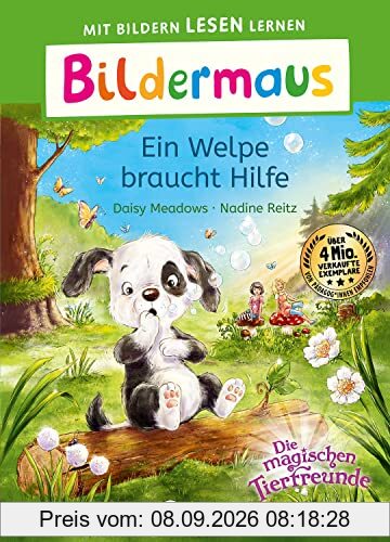 Bildermaus - Ein Welpe braucht Hilfe: Mit Bildern lesen lernen - Ideal für die Vorschule und Leseanfänger ab 5 Jahren - Mit Leselernschrift ABeZeh