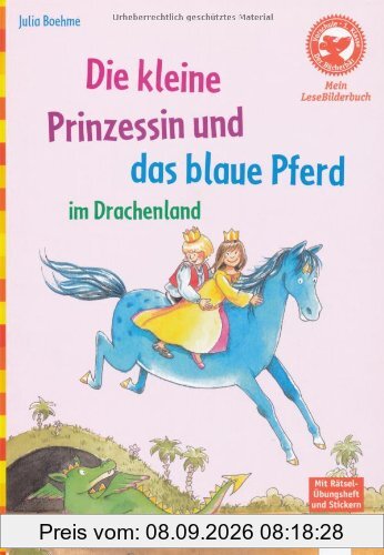 Die kleine Prinzessin und das blaue Pferd im Drachenland: Der Bücherbär: Mein LeseBilderbuch