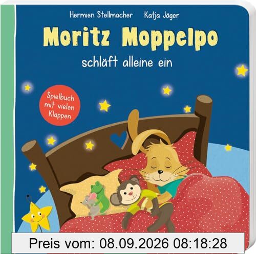 Moritz Moppelpo schläft alleine ein: Der Klassiker zum Thema Einschlafen für Kinder ab 24 Monaten