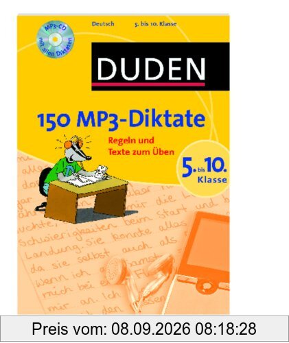 Duden - 150 MP3-Diktate 5. bis 10. Klasse: Regeln und Texte zum Üben