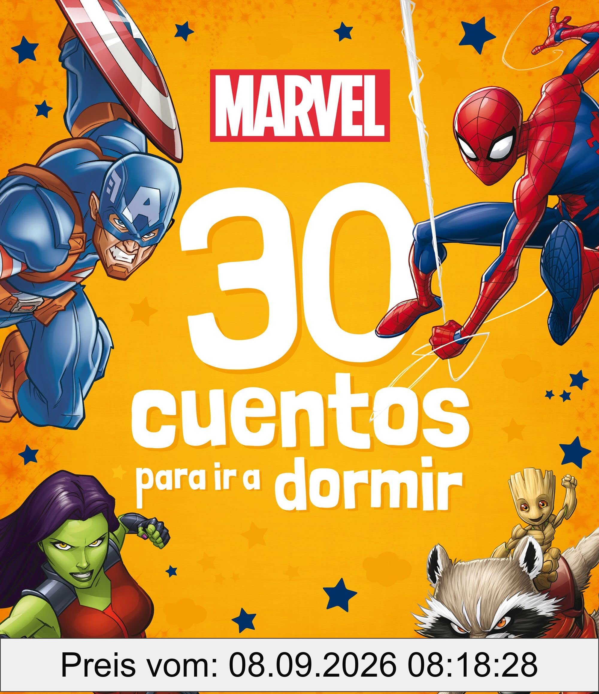 Marvel. 30 cuentos para ir a dormir: Recopilatorio de cuentos (Marvel. Superhéroes)