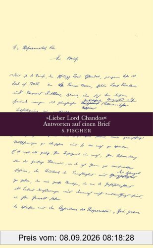 'Lieber Lord Chandos'. Antworten auf einen Brief