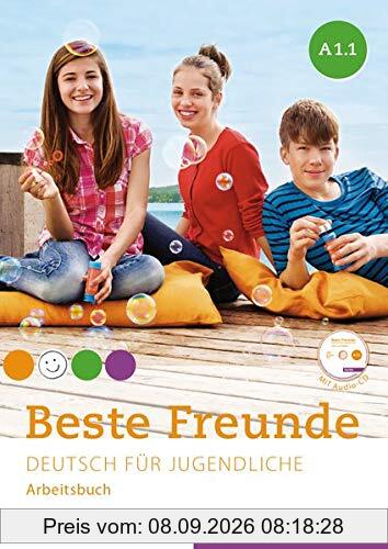 Beste Freunde A1/1: Deutsch für Jugendliche.Deutsch als Fremdsprache / Arbeitsbuch mit Audio-CD