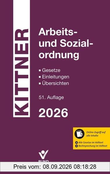 Arbeits- und Sozialordnung 2026