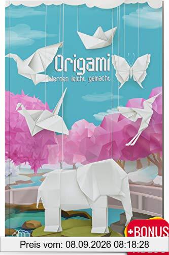 Origami lernen leicht gemacht: Origami-Buch für Kinder und Erwachsene, Origami Faltbuch mit 40 Anleitungen + 5 Videoanleitungen und Bonusmaterial
