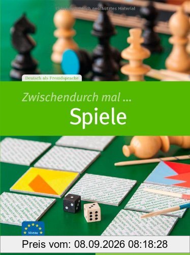 Zwischendurch mal ... Spiele: Deutsch als Fremdsprache / Kopiervorlagen