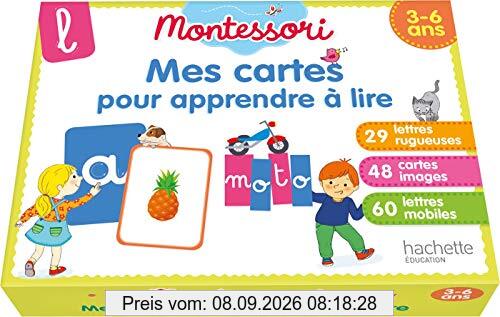 Montessori : mes cartes pour apprendre à lire, 3-6 ans