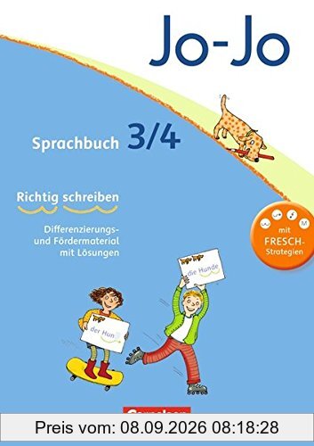 Jo-Jo Sprachbuch - Aktuelle allgemeine Ausgabe: 3./4. Schuljahr - Arbeitsblock