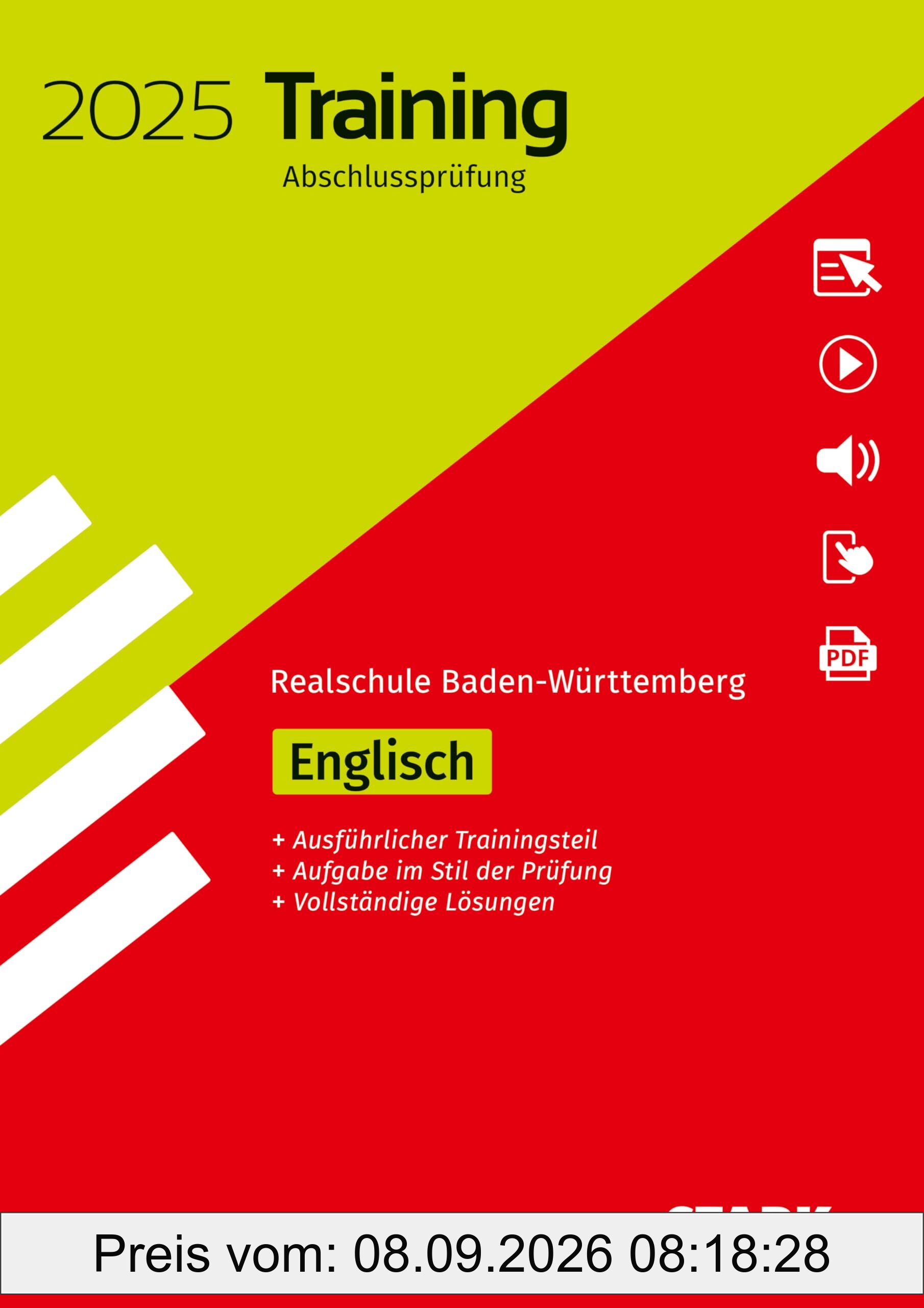 STARK Training Abschlussprüfung Realschule 2025 - Englisch - BaWü