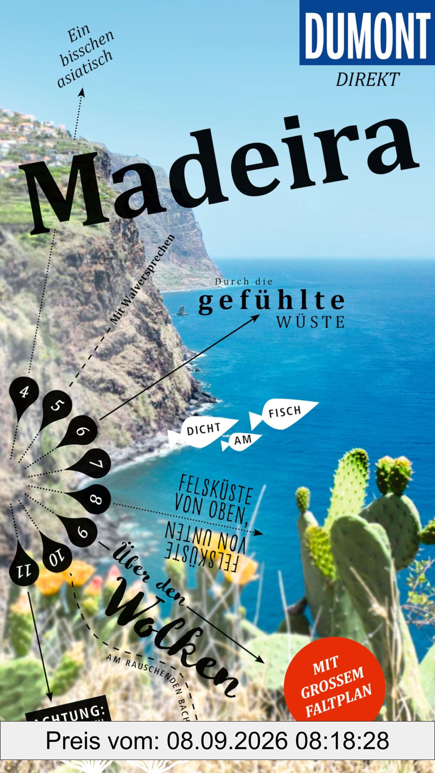 DuMont direkt Reiseführer Madeira: Mit großem Faltplan