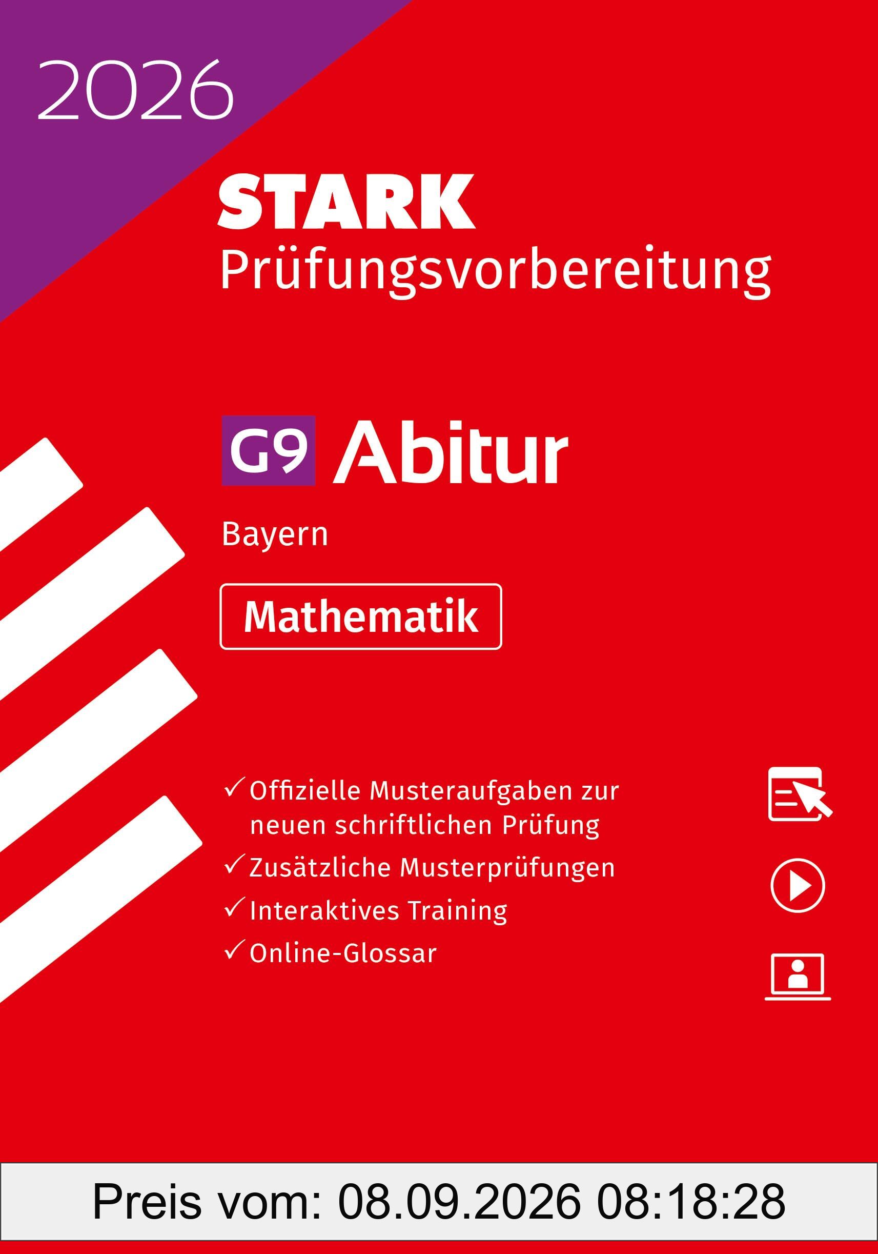 STARK Mathematik eA - Abitur 2026 Bayern - Prüfungsvorbereitung (Abitur-Prüfungen)