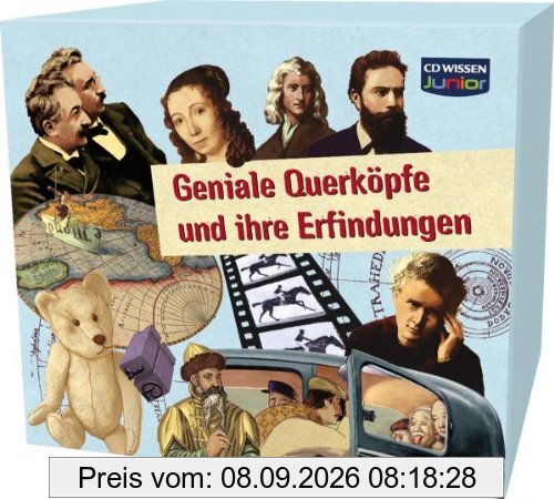 CD WISSEN Junior - Geniale Querköpfe und ihre Erfindungen, 6 CDs