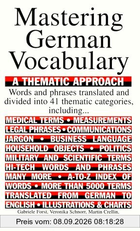Mastering German Vocabulary (Mastering Vocabulary)