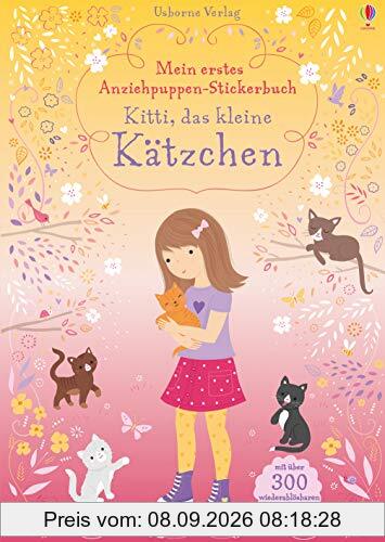 Mein erstes Anziehpuppen-Stickerbuch: Kitti, das kleine Kätzchen