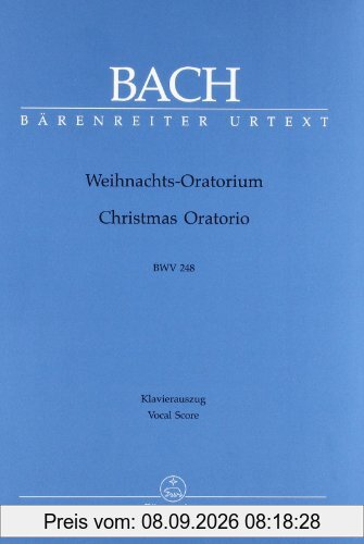 Weihnachtsoratorium BWV 248. Klavierauszug/Vocale Score