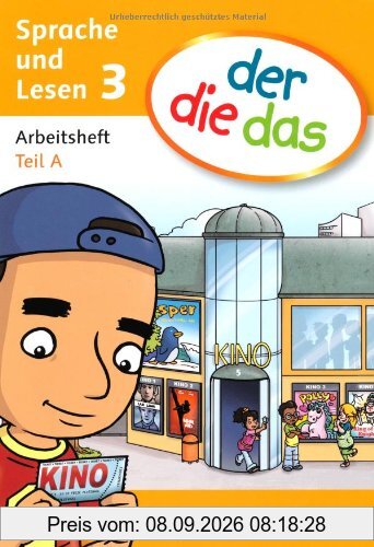 der die das - Sprache und Lesen: 3. Schuljahr - Arbeitsheft Sprache Teil A und B im Paket