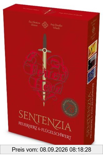 Sentenzia: Feuerherz & Flügelschwert. 78 Karten mit Booklet