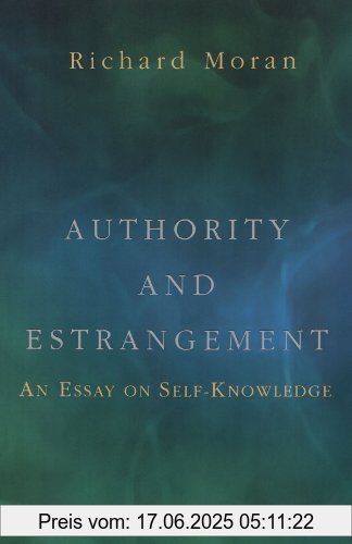 Binding : Taschenbuch, Label : Princeton University Press, Publisher : Princeton University Press, NumberOfItems : 1, PackageQuantity : 1, medium : Taschenbuch, numberOfPages : 248, publicationDate : 2001-01-01, authors : Richard Moran, languages : english, ISBN : 0691089450
