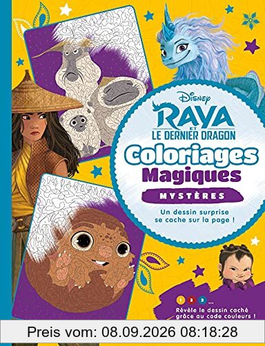 Raya et le dernier dragon : coloriages magiques : mystères