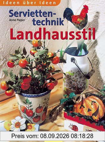 Serviettentechnik im Landhausstil