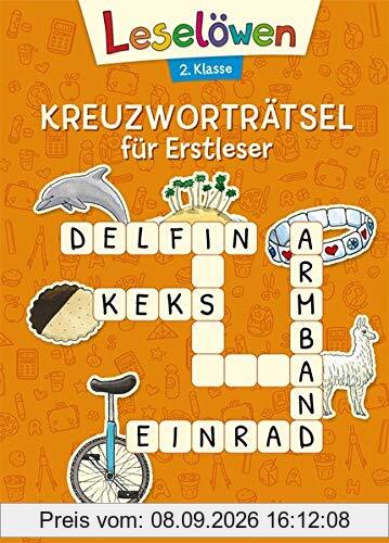 Leselöwen Kreuzworträtsel für Erstleser - 2. Klasse (Orange) (Leselöwen Rätselwelt)
