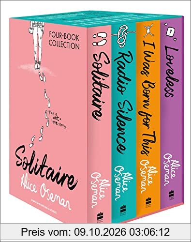 Alice Oseman Four-Book Collection Box Set (Solitaire, Radio Silence, I Was Born For This, Loveless): TikTok made me buy it! From the YA …