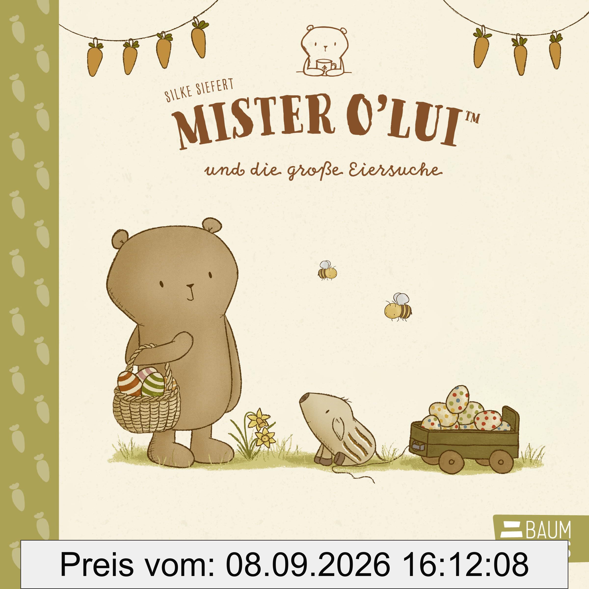 Mister O'Lui und die große Eiersuche: Ostergeschichte zum Mitmachen im Pappband ab 2 Jahren