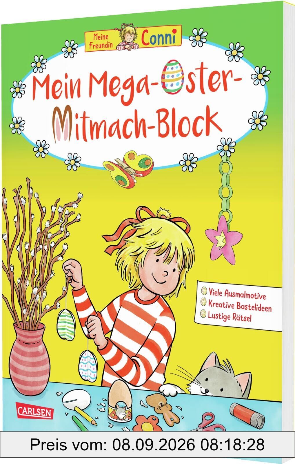 Conni Gelbe Reihe (Beschäftigungsbuch): Mein Mega-Oster-Mitmach-Block