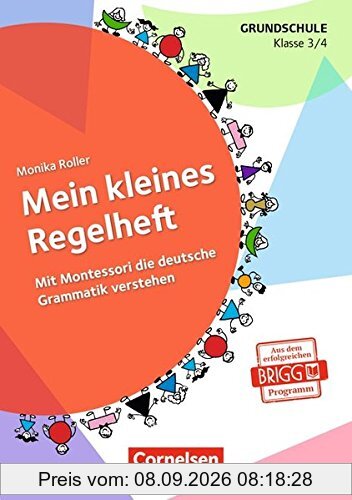 Mein kleines Regelheft: Mit Montessori die deutsche Grammatik verstehen - 3./4. Klasse. Arbeitsheft