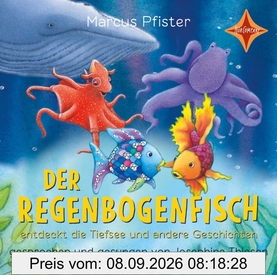 Der Regenbogenfisch | 2: entdeckt die Tiefsee und andere Geschichten, gelesen von Josephine Thiesen, 1 CD, ca. 45 Min.