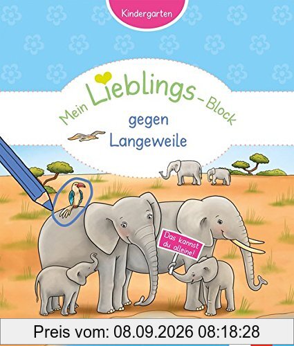 Klett Mein Lieblings-Block gegen Langeweile: Kindergarten ab 3 Jahren. Das kannst du alleine!